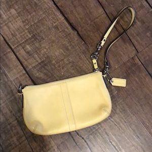 Coach wristlet *genuine soft leather*